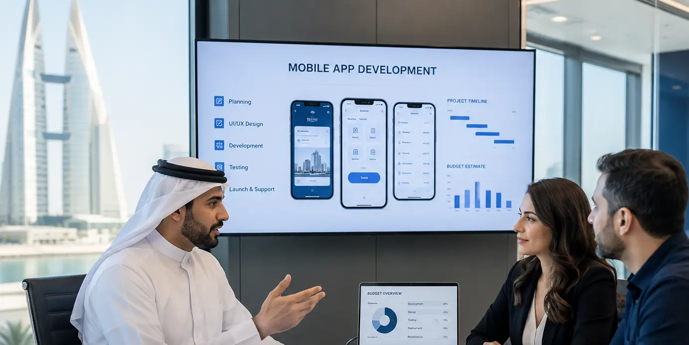 Complete guide to estimating app development costs in Bahrain and GCC by Webtree Software Solutions