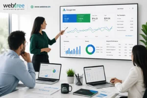 Google Ads campaign optimization and performance analysis by Webtree Software Solutions Bahrain